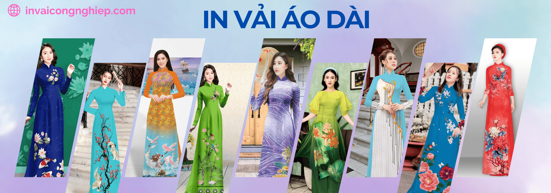 in vải áo dài